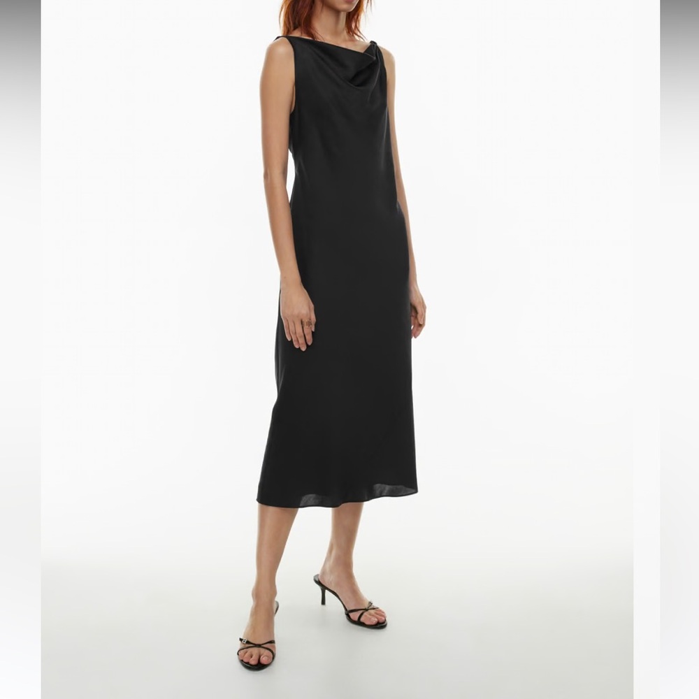 New Goddess satin dress
